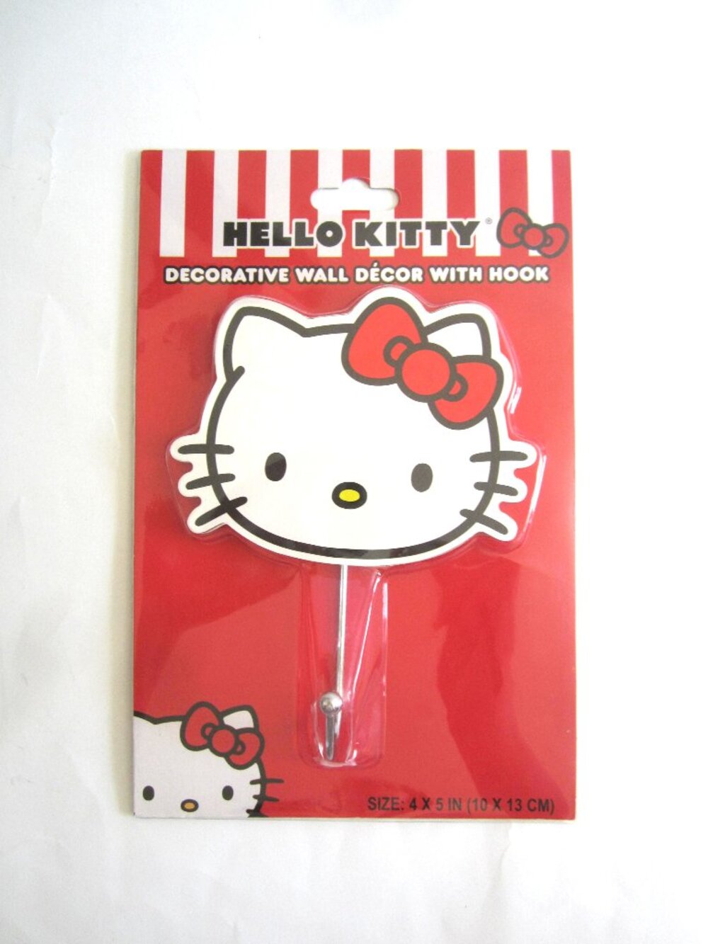 Hello Kitty Decorative Wall Decor With Hook Sanrio NEW